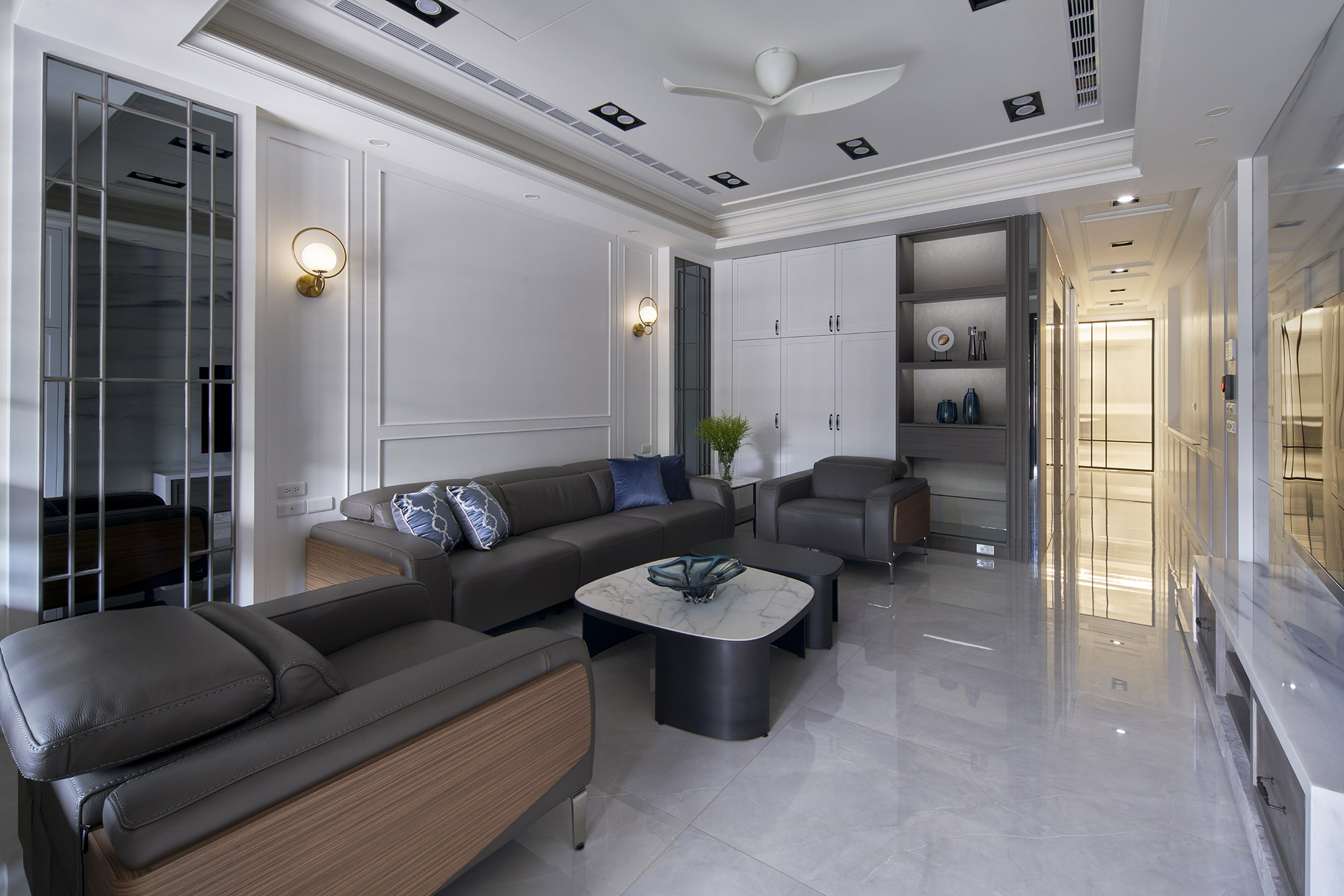 「專訪」勾勒石紋與線板，讓日常閃耀於內心！雲林 138 坪自地自建退休宅