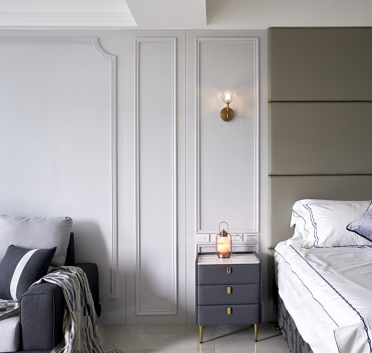 「專訪」勾勒石紋與線板，讓日常閃耀於內心！雲林 138 坪自地自建退休宅