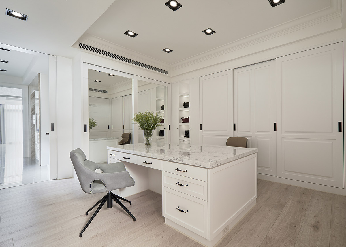 「專訪」勾勒石紋與線板，讓日常閃耀於內心！雲林 138 坪自地自建退休宅